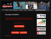 Tablet Screenshot of poire-vendee-triathlon.com